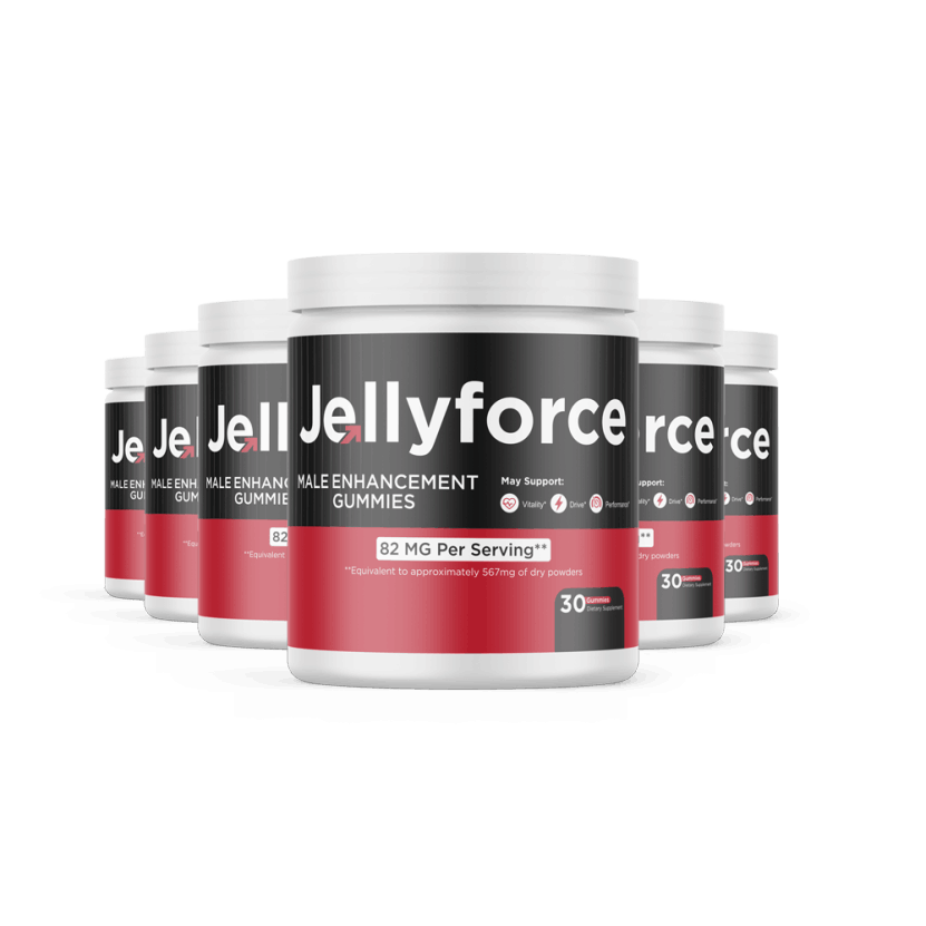 JellyForce-Official-Website Jelly Force official gummies bottle with limited-time special offer