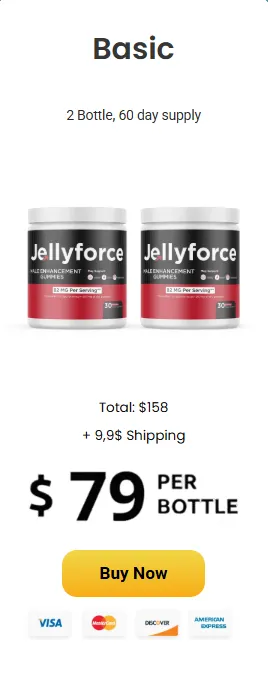 Jelly Force supplement bottle packages with official pricing options